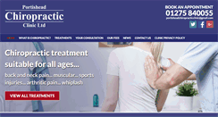 Desktop Screenshot of portisheadchiropracticclinic.co.uk